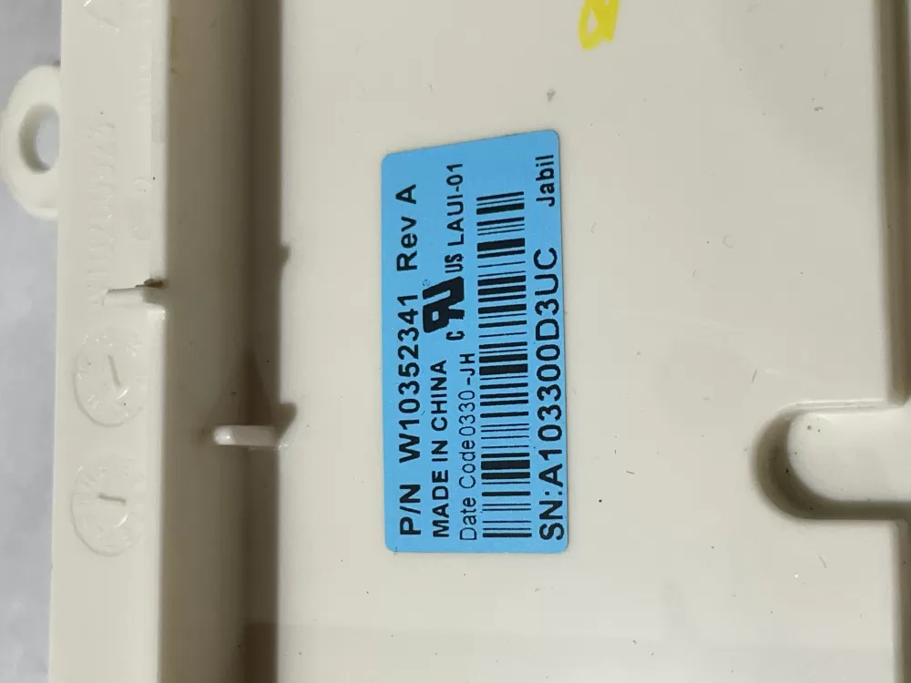 Whirlpool W10352341 Dryer Control Board AZ199757 | Wm2791
