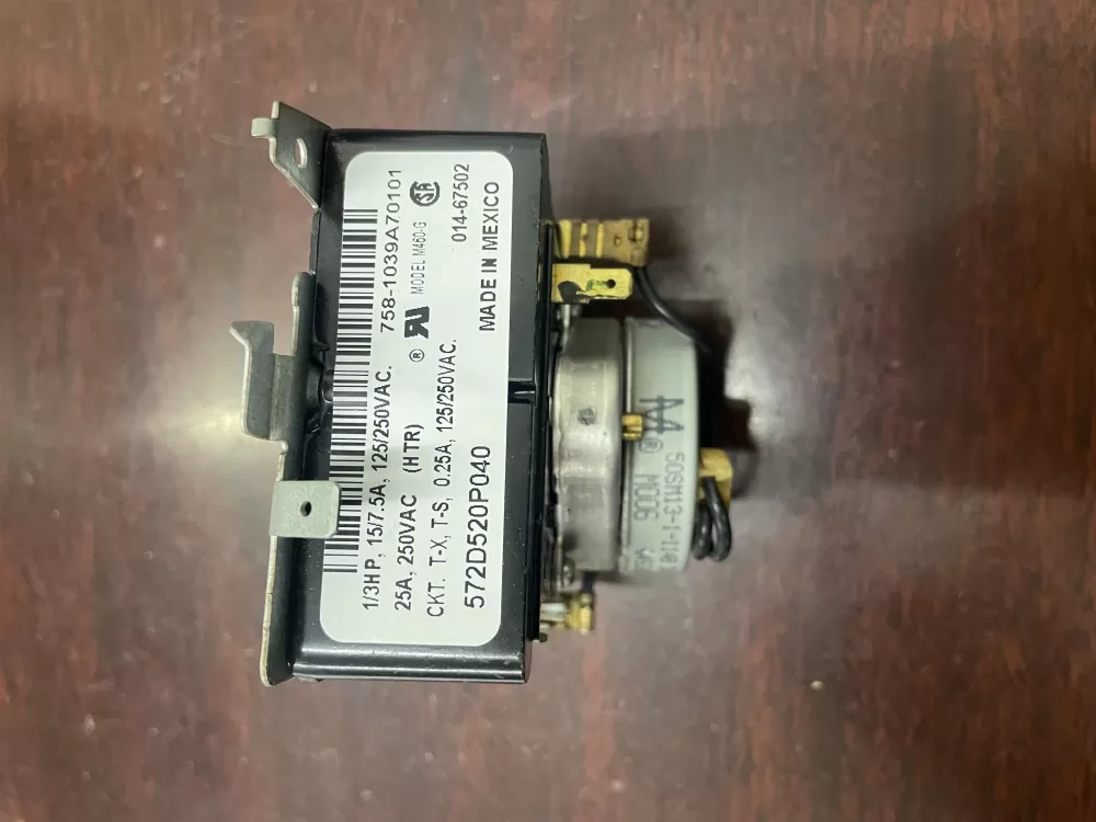 GE 572D520P040 WE4M383 Dryer Timer