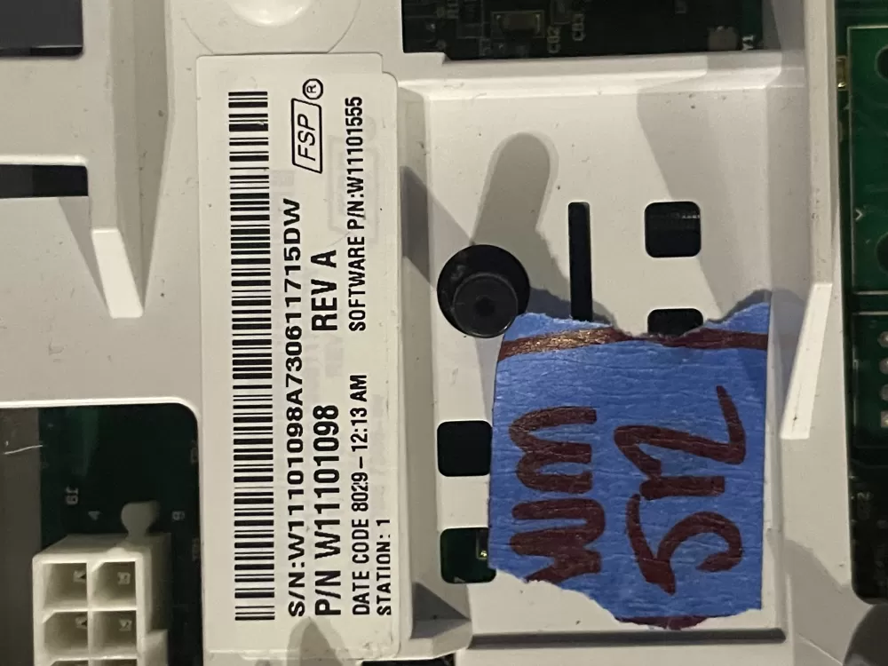 Whirlpool Maytag W11101098 W11170317 Washer Control Board AZ38285 | Wm512