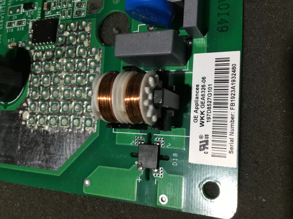 GE 197D8527G101 Refrigerator Control Board AZ103230 | NR296