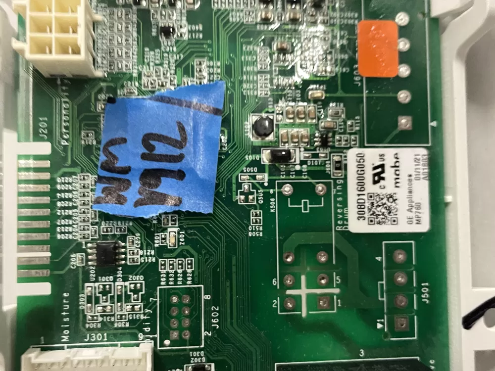 GE WE22X36578 308D1600G050 Dryer Main Control Board AZ204770 | Wmv912