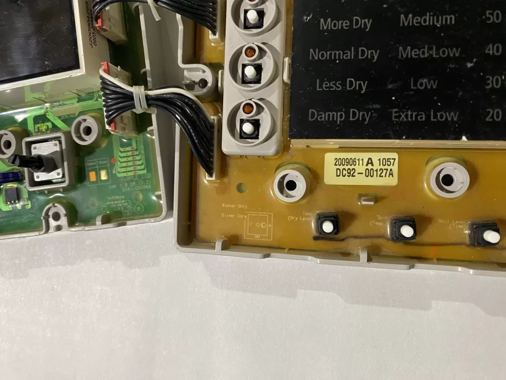 Samsung DC92 00127A Dryer Control Board AZ191323 | BKV876