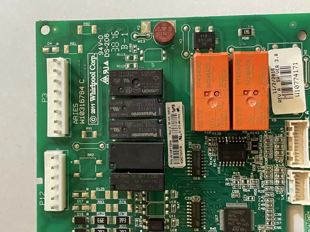 Whirlpool Maytag KitchenAid Kenmore Refrigerator Control Board AZ147035 | KM2465