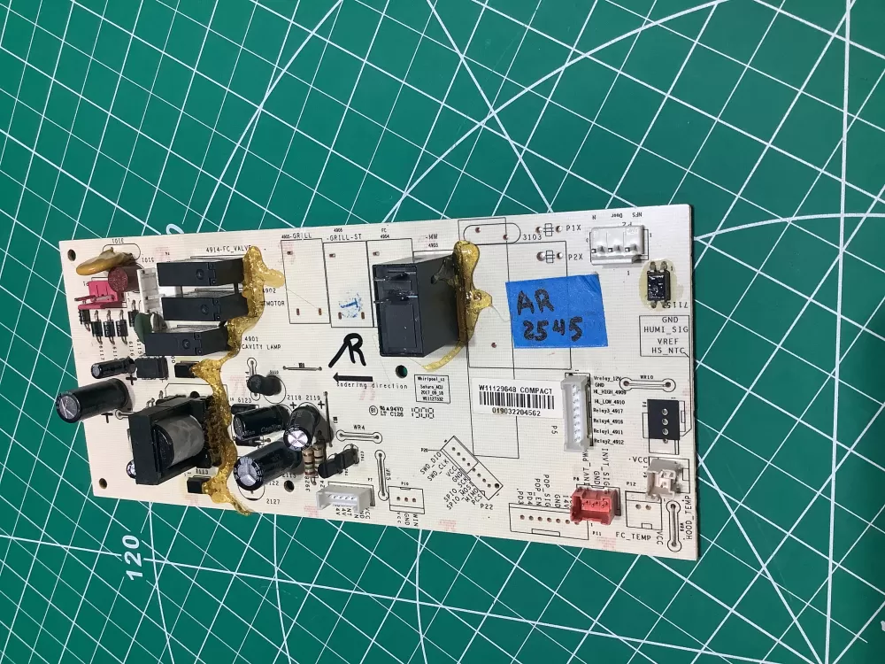 Whirlpool W11206895 W11416373 Microwave Control Board Panel AZ165237 | AR2545