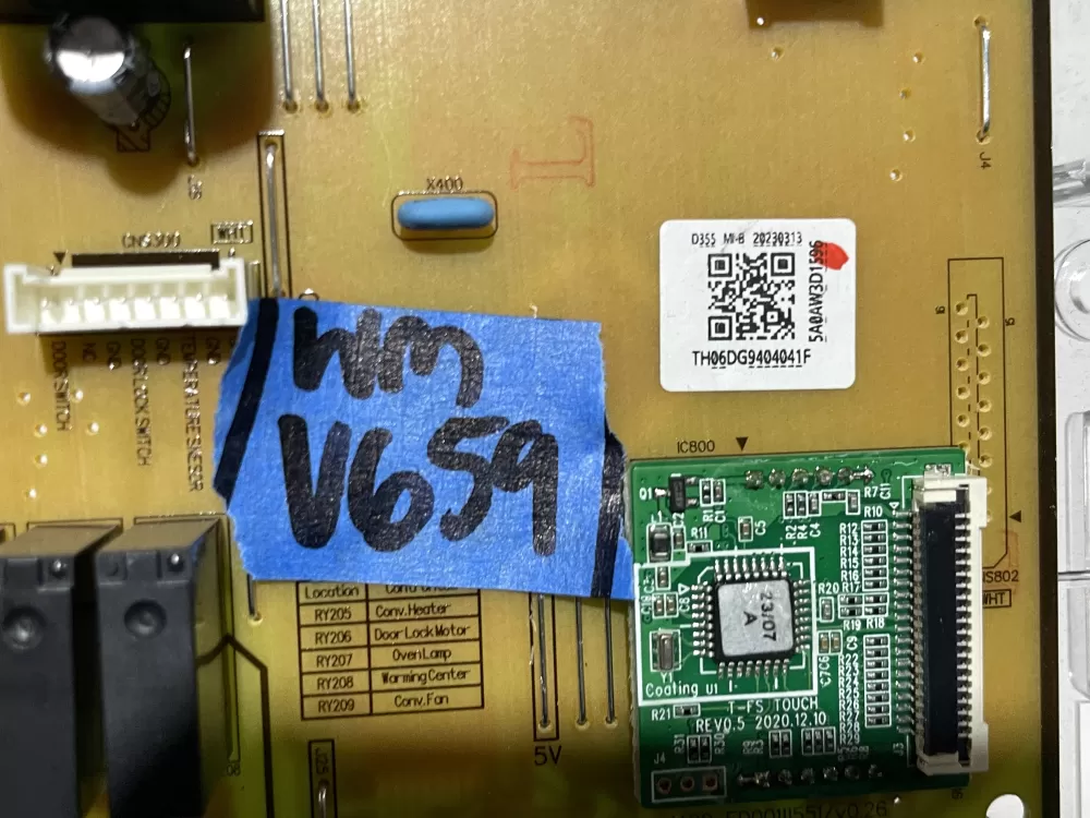 Samsung DG94 04041F Range Oven Control Board AZ111761 | Wmv659