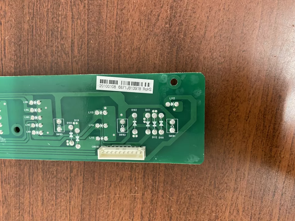 LG 6871JB1391A Refrigerator Control Board Display AZ53898 | BK1862