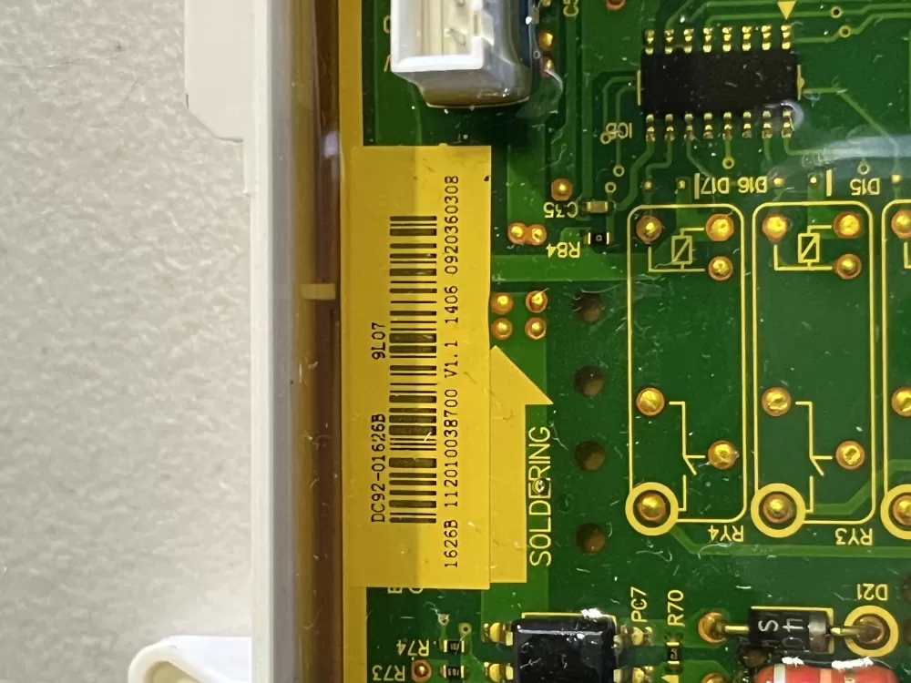 Samsung DC92 01626B DC9201626B Dryer Control Board AZ43772 | 1752