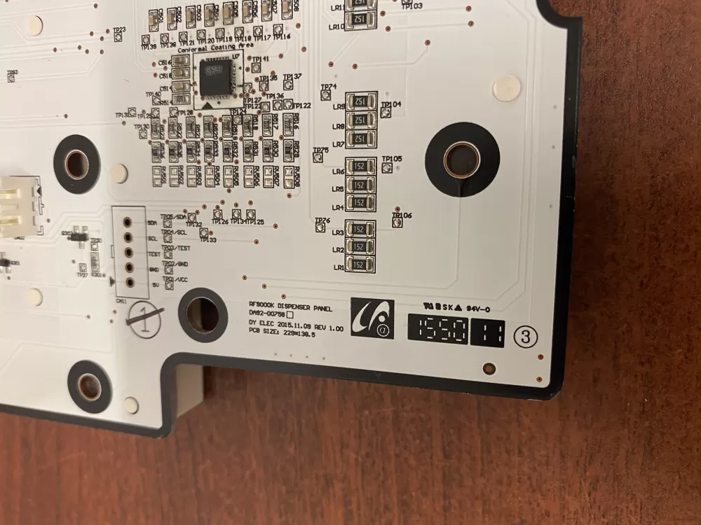 Samsung DA92-00758B Refrigerator Dispenser Display Module AZ50677 | BK1834
