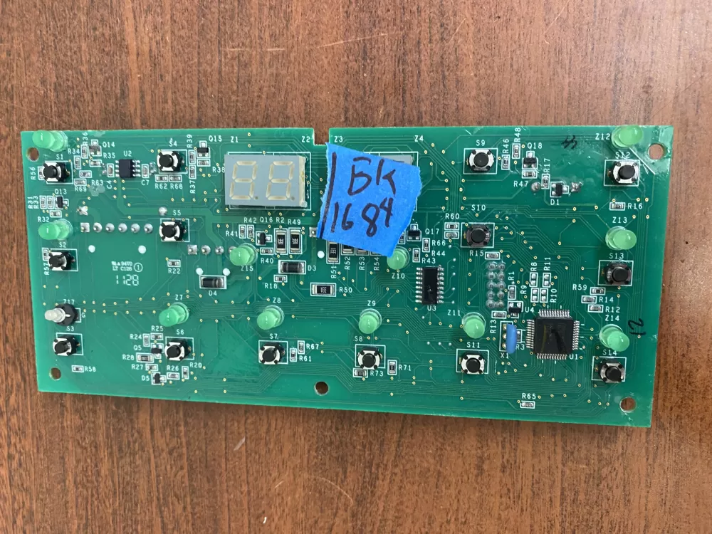 GE 200D7355G049 WR55X10779 Refrigerator Dispenser Control Board AZ33397 | BK1684
