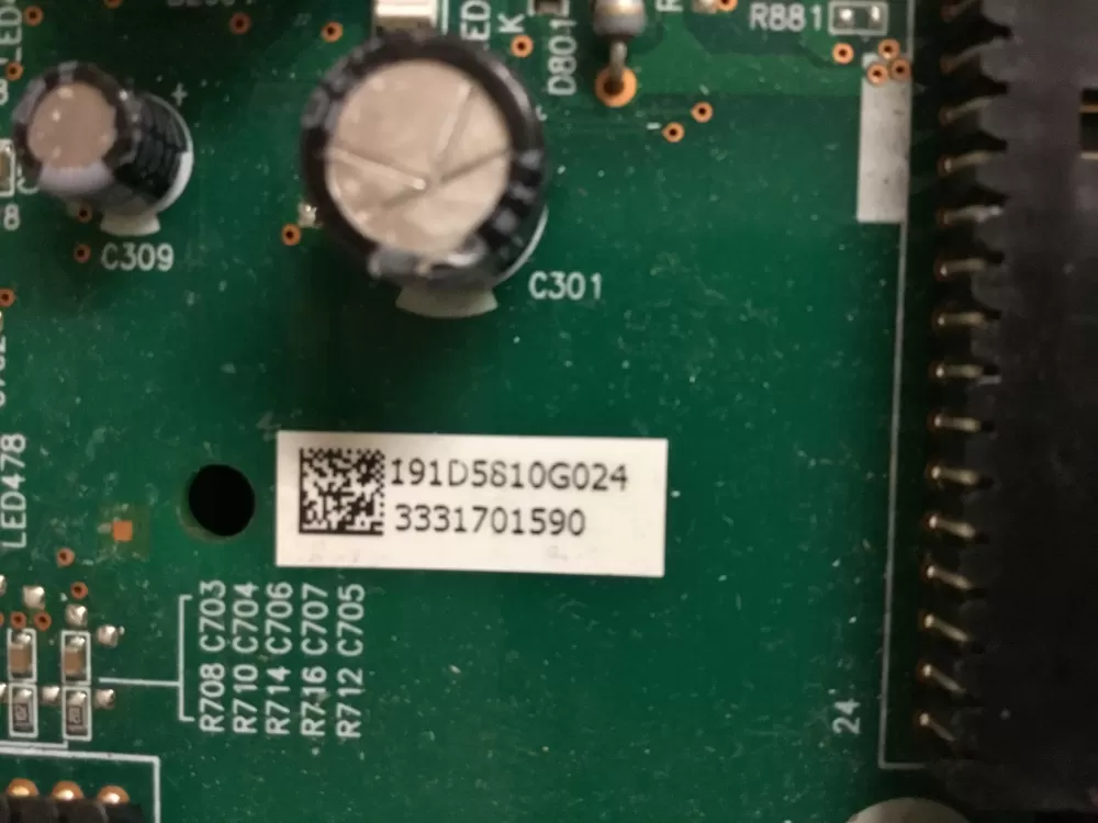 GE WB27T11430 WB27T11355 191D5810G024 Range Oven UI Control Board AZ4772 | NR460