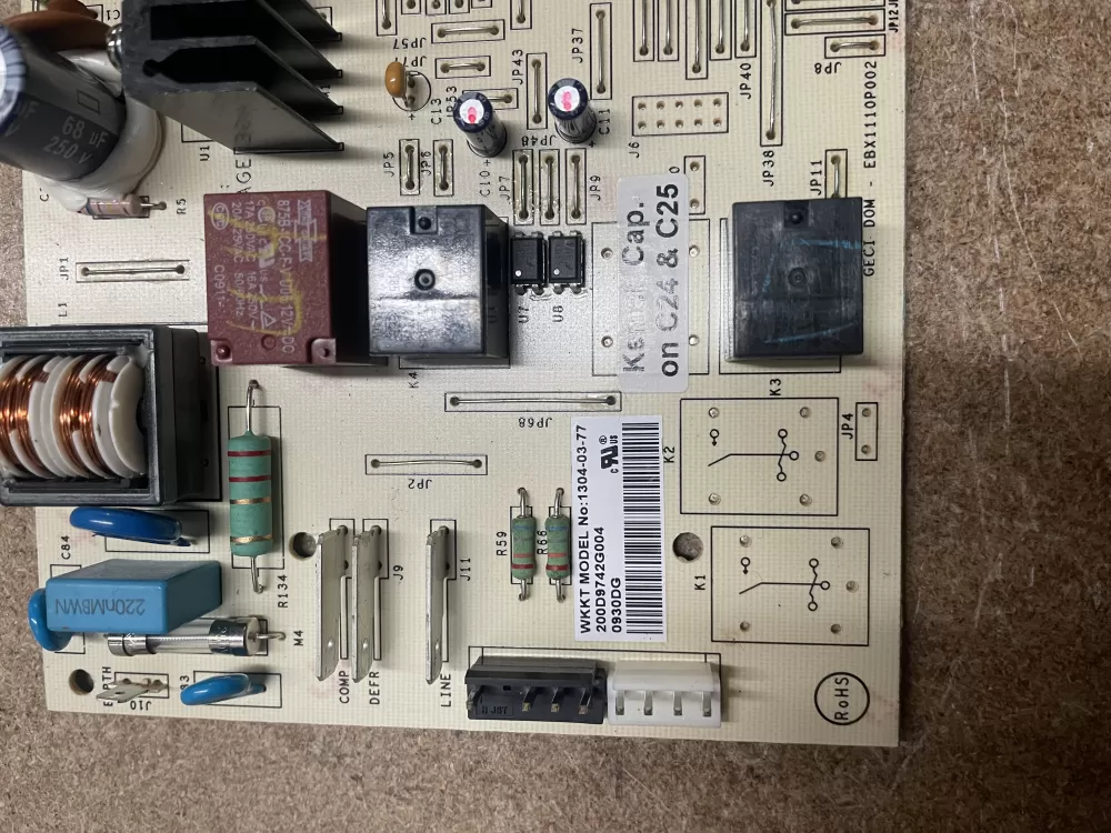 GE Control Board EBX1110P002 200D49742G004 WR55X10996 Fridge AZ4699 | KM1410