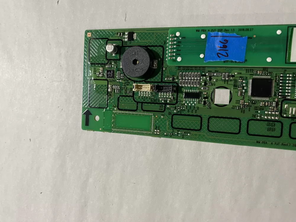 Samsung DC92-02394A Washer Display Control Board AZ193356 | BK2166