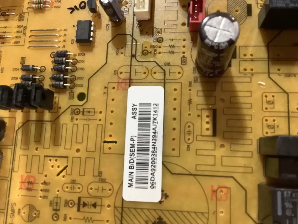 Samsung 06DA9200384N Refrigerator Control Board AZ183706 | ZC2707