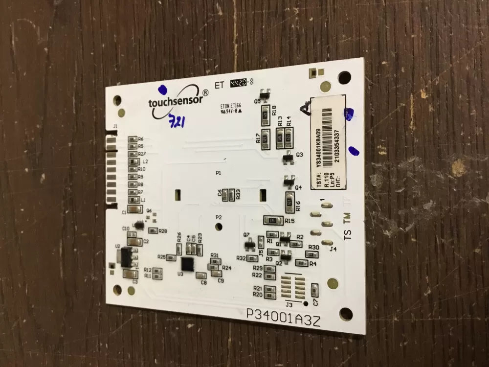 Maytag P34001A3Z  YS34001KBA09 Washer Touch Sensor Board