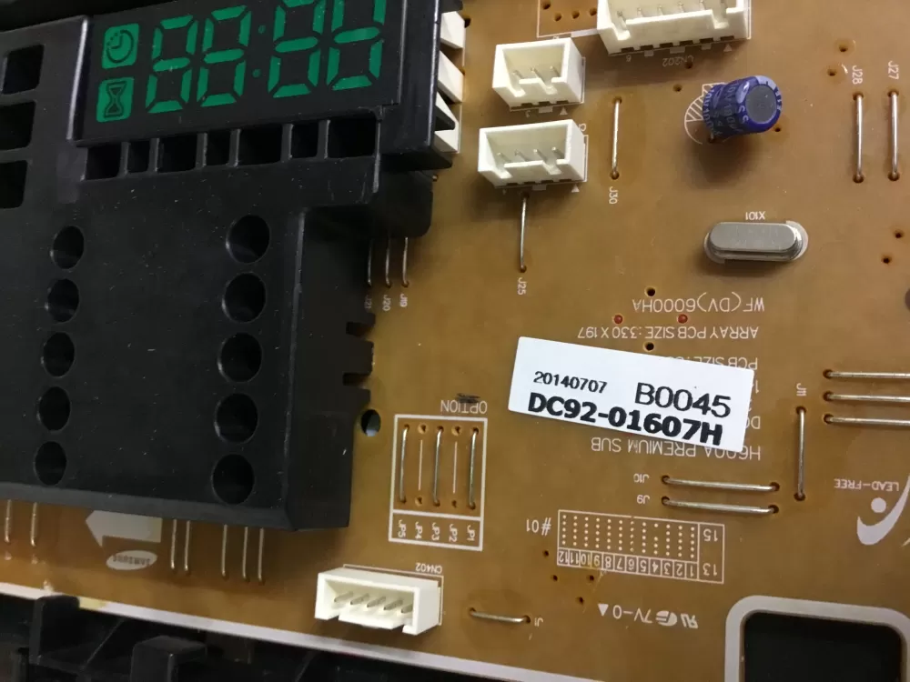 Samsung DC92-01607H Dryer Control Board AZ4821 | NR459