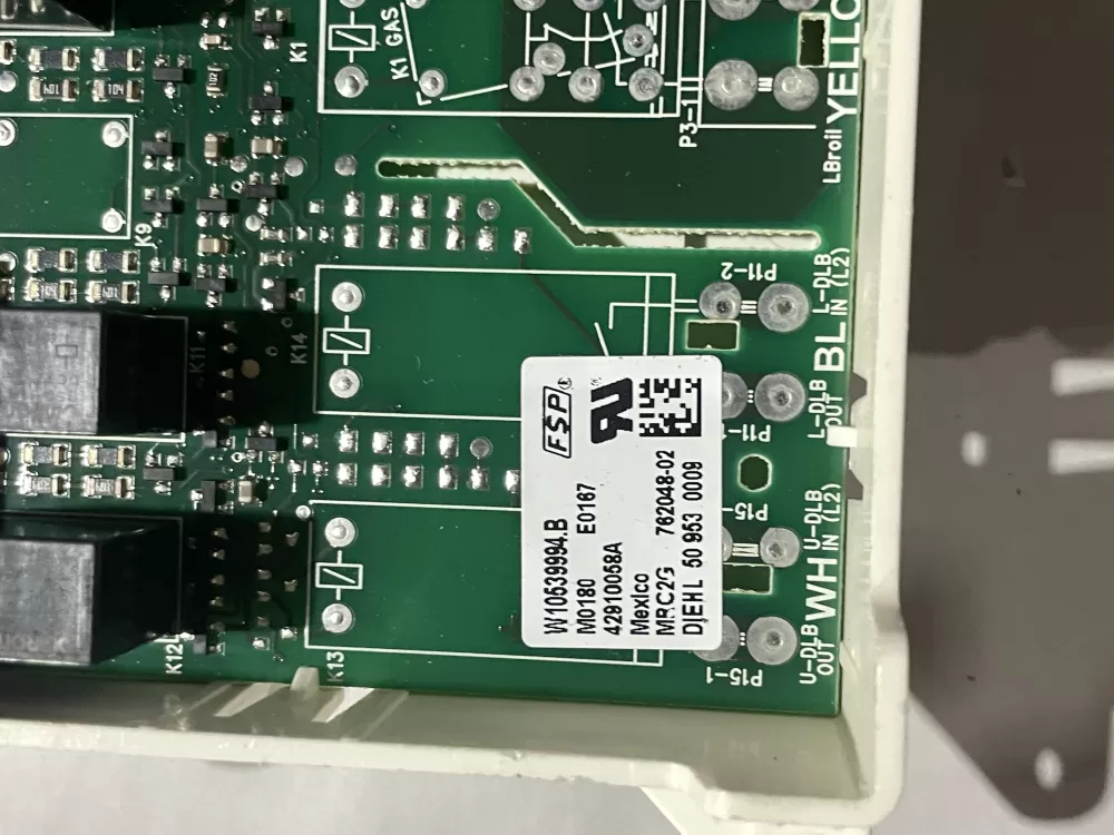 Whirlpool W10539994 Range Control Board AZ201372 | Wmv584