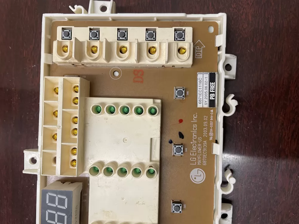 LG 6870EC9139A 6871EC1116C Washer Control Board AZ31612 | KMV57