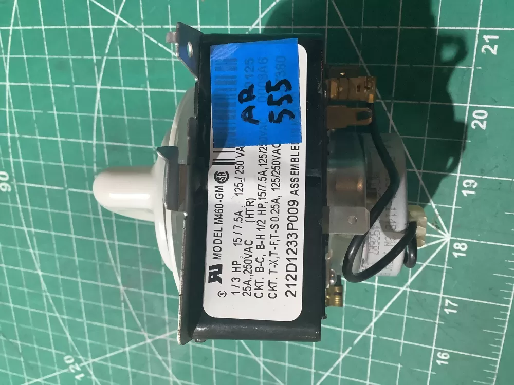 GE 212D1233P009 WE04X23134 WE4M361 4455190 Dryer Timer AZ191718 | AR555
