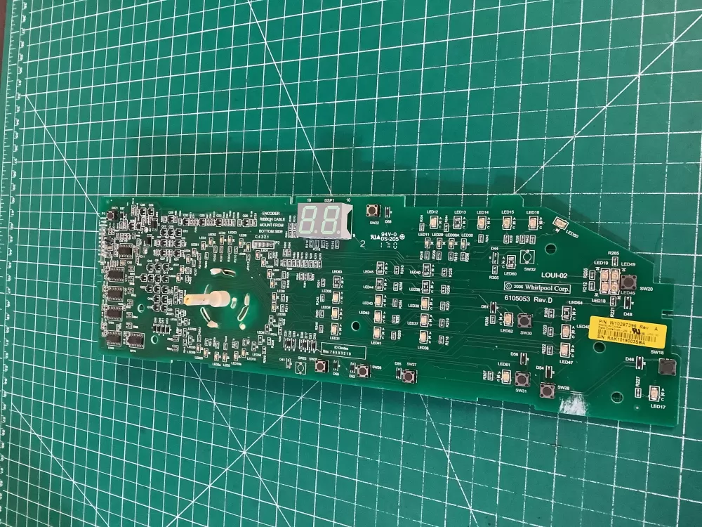 Whirlpool W10297396 WPW10297396 PS11752323 W10297396 A Washer Control Board