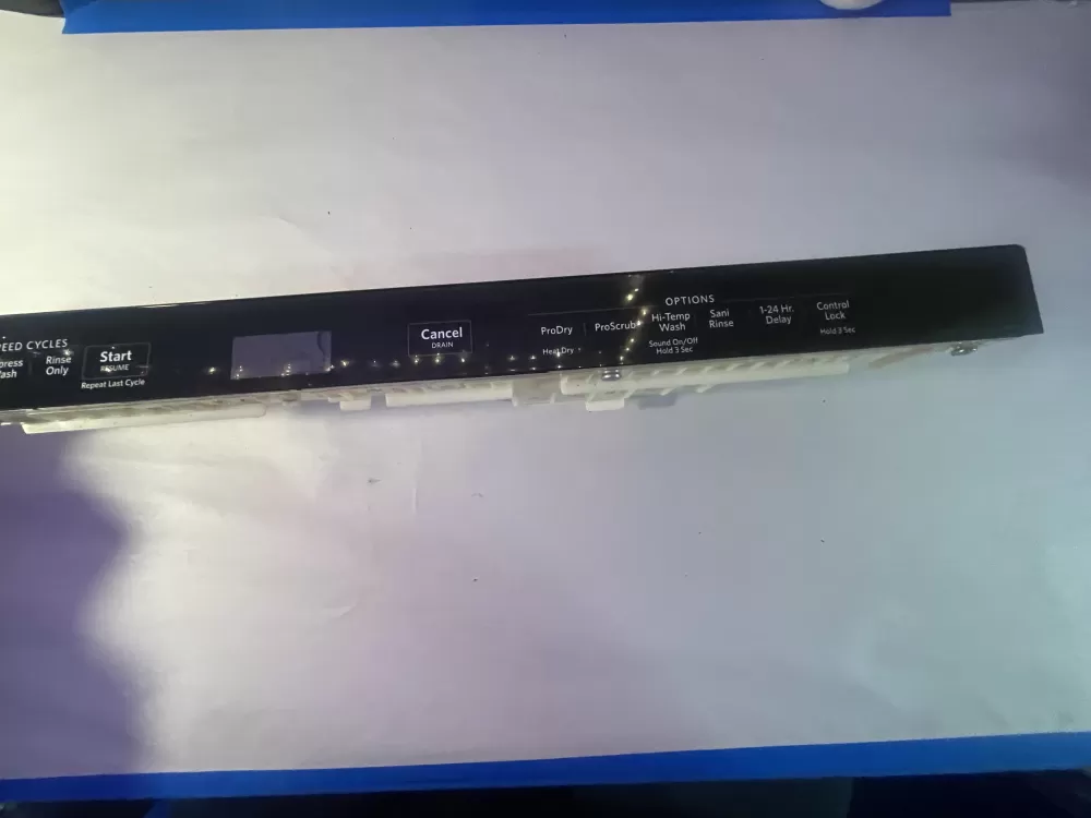 KitchenAid Whirlpool W11114747 Dishwasher Control Panel AZ196241 | KMV560