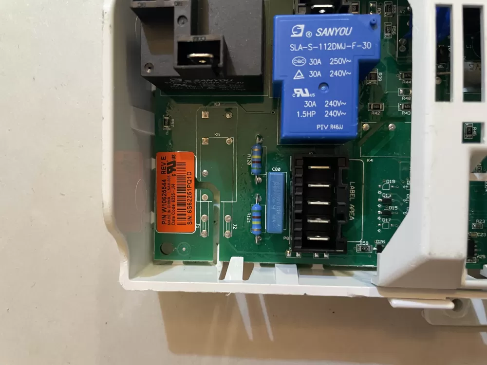 Whirlpool W10853088 W10625544 Dryer Main Control Board AZ148807 | KM2448