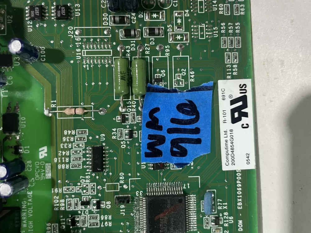 GE Control Board 200D4854G018 EBX1069P005 Fridge Main AZ152299 | Wm916