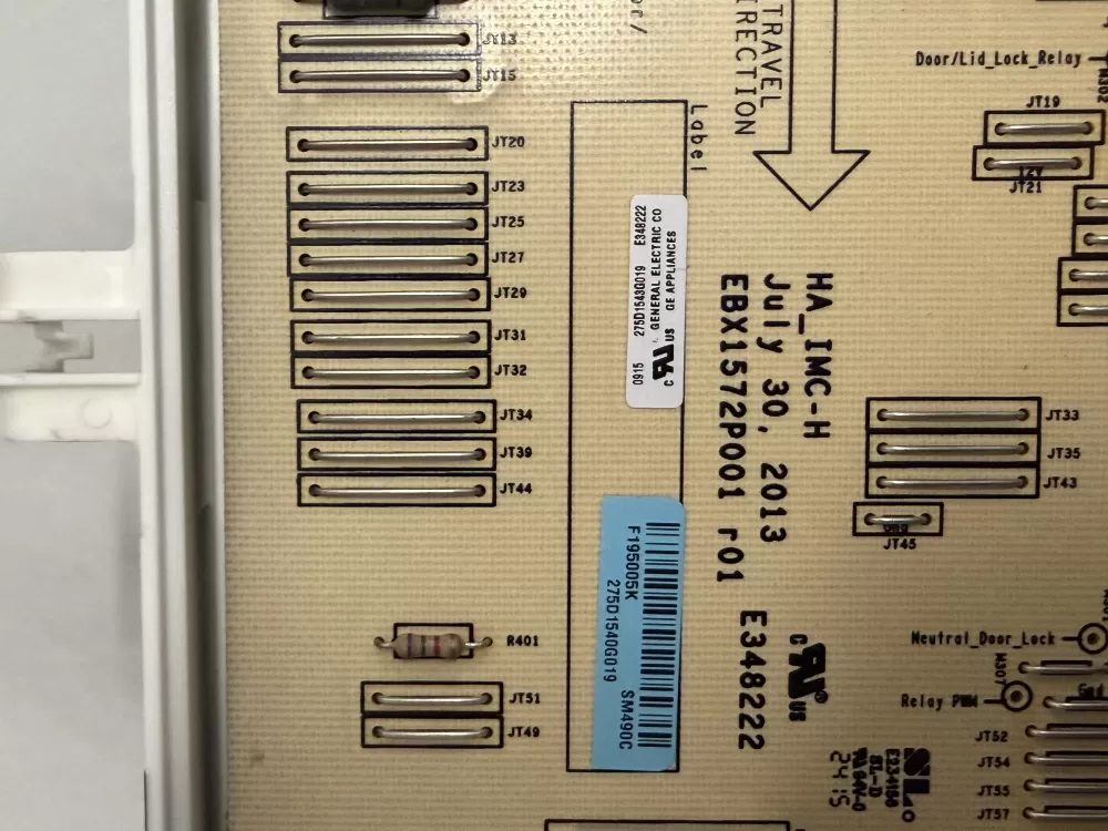 GE WH12X22115 WH12X26034 275D1540G019 Washer Control Board AZ225890 | KMV766