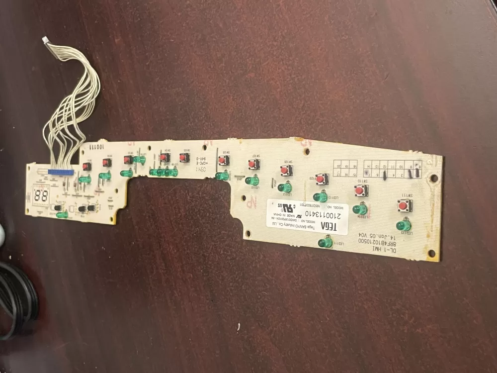 GE 165D7803P001 Dishwasher Control Board