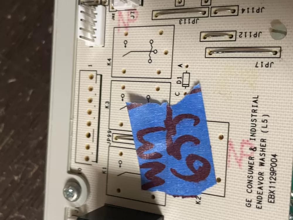 GE 175D5261G035 EBX1129P004 WH12X10508 Washer Control Board AZ46956 | Wm655