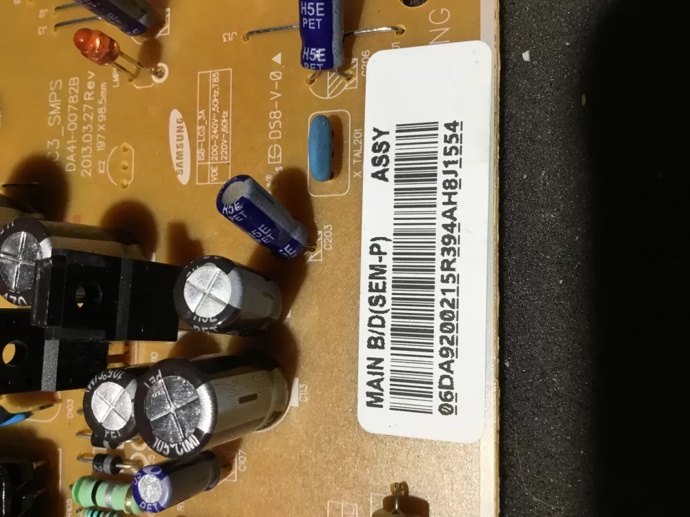 Samsung DA92-00215R Refrigerator Inverter Control Board AZ81241 | NR877