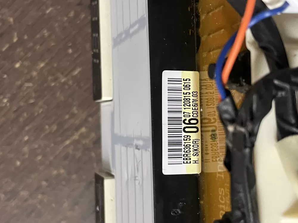 LG EBR63615906 Dryer Control Board AZ42066 | Wmv416