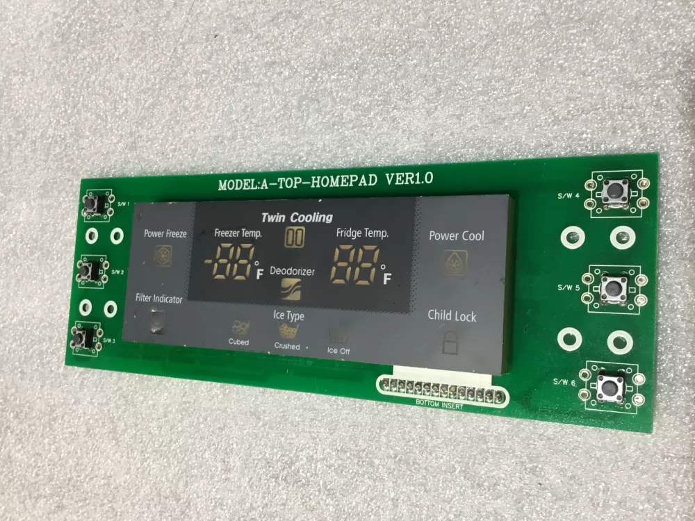 Samsung  Whirlpool DA41-00170A Refrigerator Control Board Dispenser