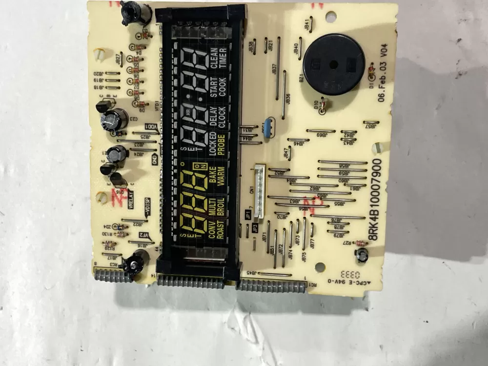 GE 8RK4B10007900 Oven Control Board AZ170728 | Wm556
