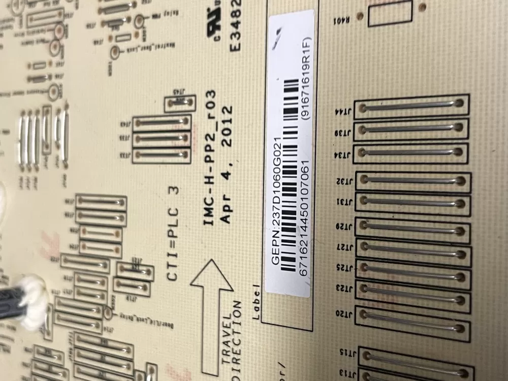 GE 237D1060G021 Washer Control Board AZ202661 | Wmv822