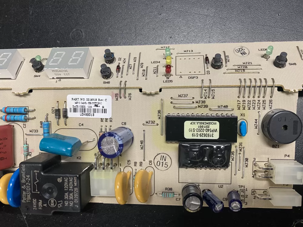 Whirlpool 2216919 Refrigerator Control Board AZ15216 | BK695