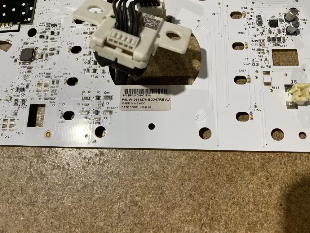 Whirlpool W10895276 Washer Control Board AZ67563 | BK1927