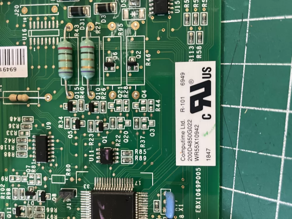GE 200D6221G028 EBX1110P002 Refrigerator Control Board AZ200876 | Wm1045