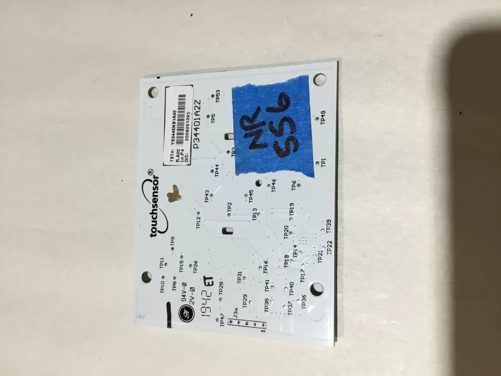 Whirlpool Washer YS344KNB1A02 P34401A2Z LED Touch Sensor AZ62437 | NR556