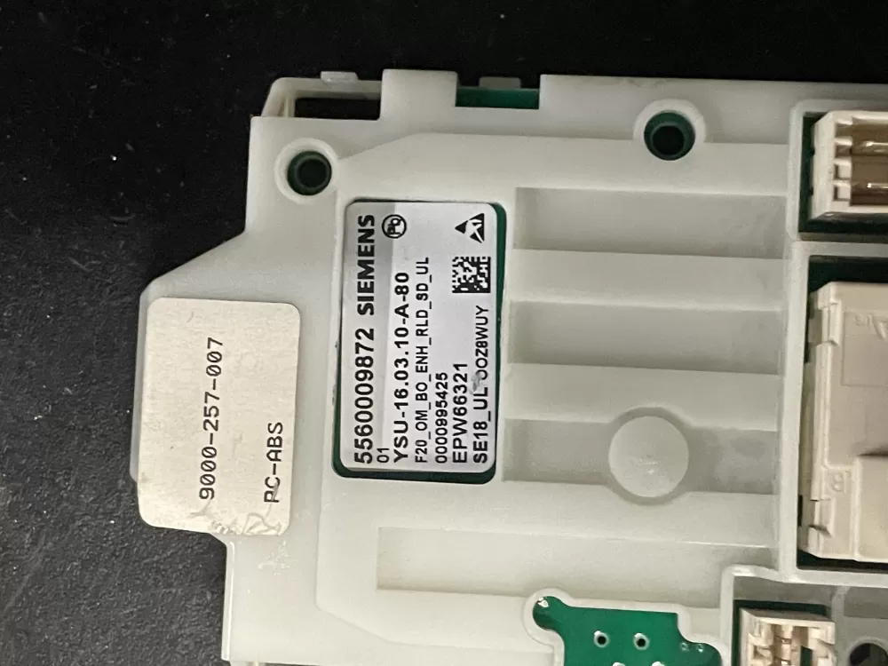 Bosch Siemens 5560009872 Washer UI Display Control Board AZ24412 | WMV320