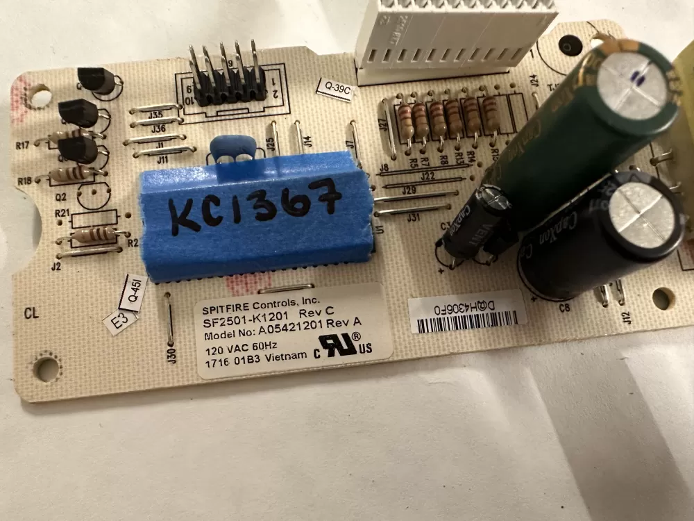 Frigidaire A05421201 Dishwasher Control Board AZ138871 | KC1367