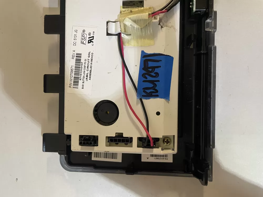 Whirlpool W10758671 Refrigerator Dispenser Control Board AZ123503 | KM247