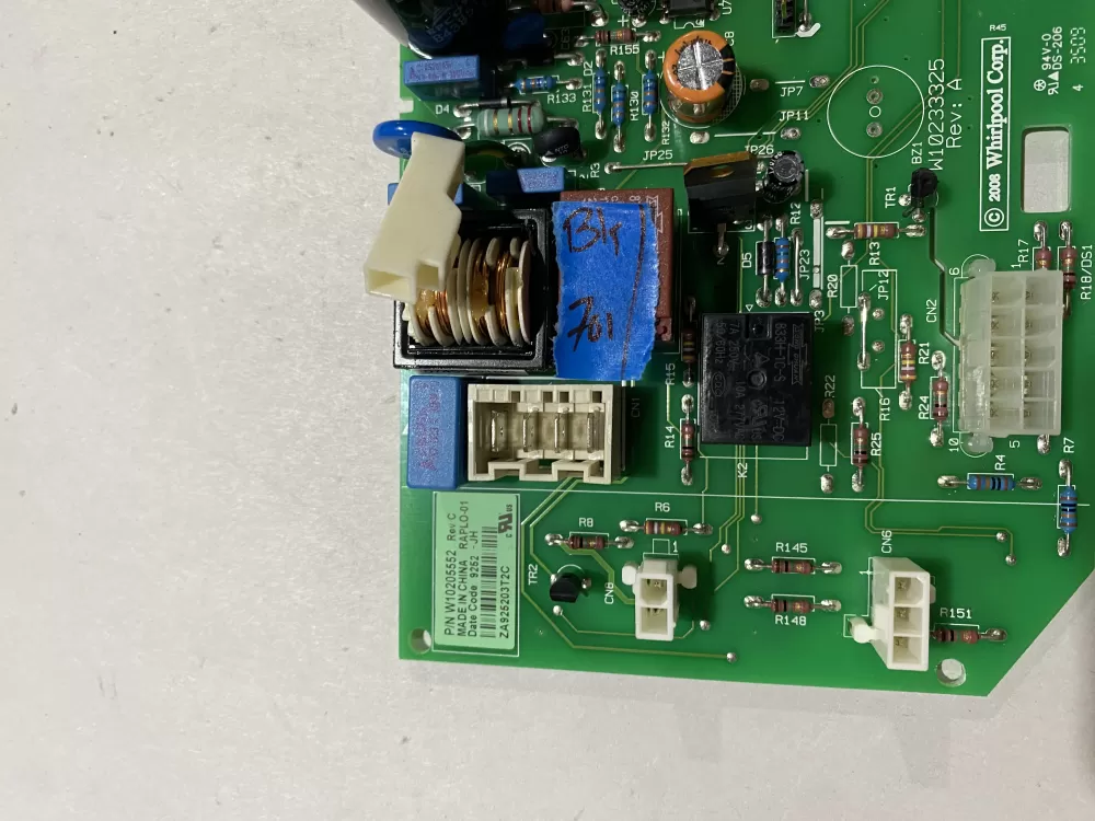 Whirlpool Kenmore W10205552 Refrigerator Control Board AZ172749 | BK701