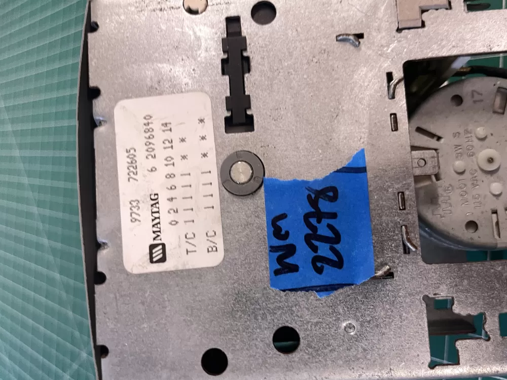 Maytag Whirlpool Washer Timer 62096840 62096710 WP22004262 AZ206842 | Wm2278