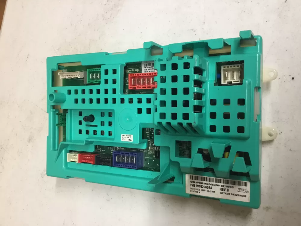 Whirlpool W10296034 W10393489 PS3495160 W10296034 A Washer Control Board