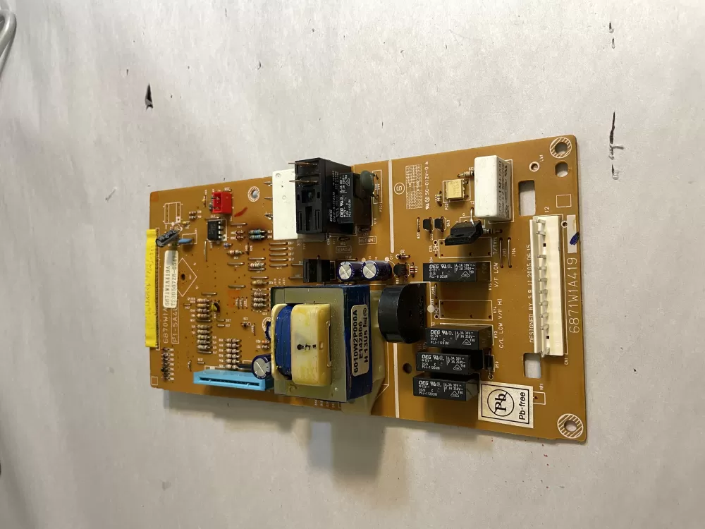 LG 6871W1A419A Microwave Control Board