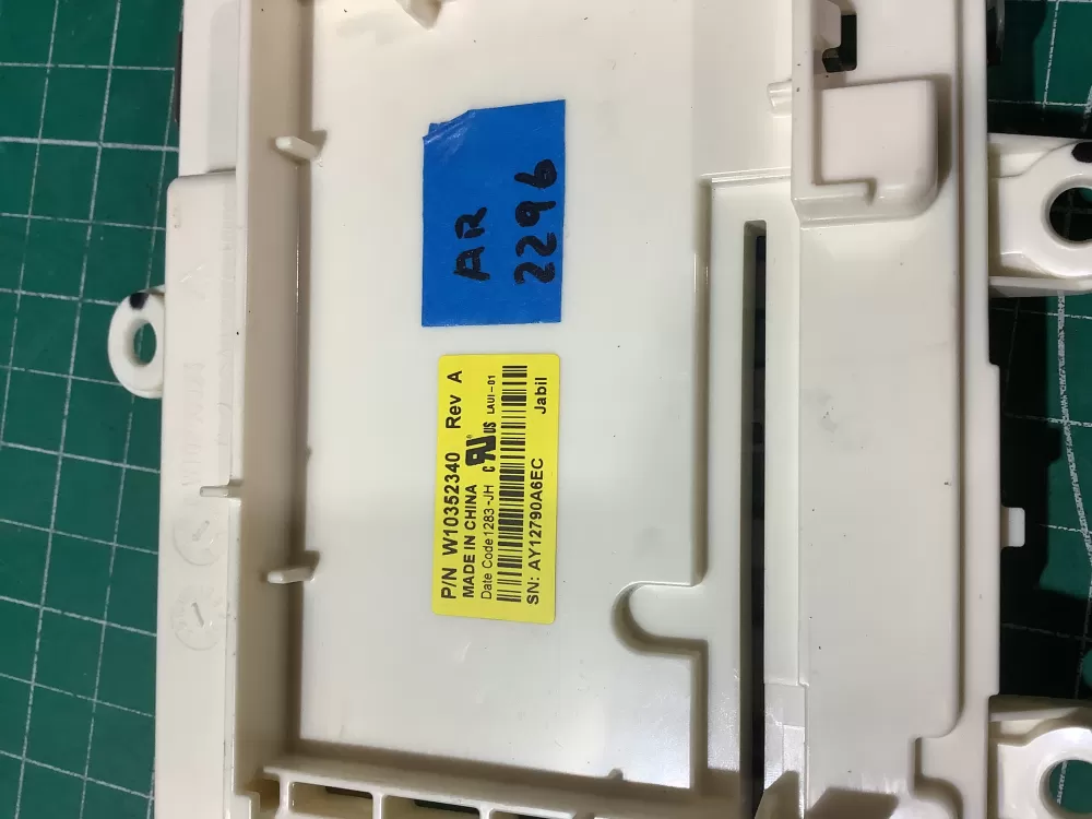 Whirlpool W10352340 Dryer Control Board AZ191224 | AR2296