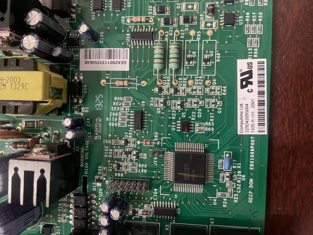 GE 225D4205G004 EBX1069P007 Refrigerator Control Board AZ52239 | KM1901