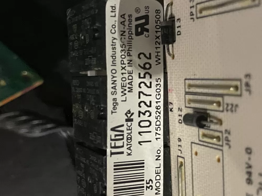 GE 175D5261G035 EBX1129P004 WH12X10508 Washer Control Board AZ34999 | Wm398