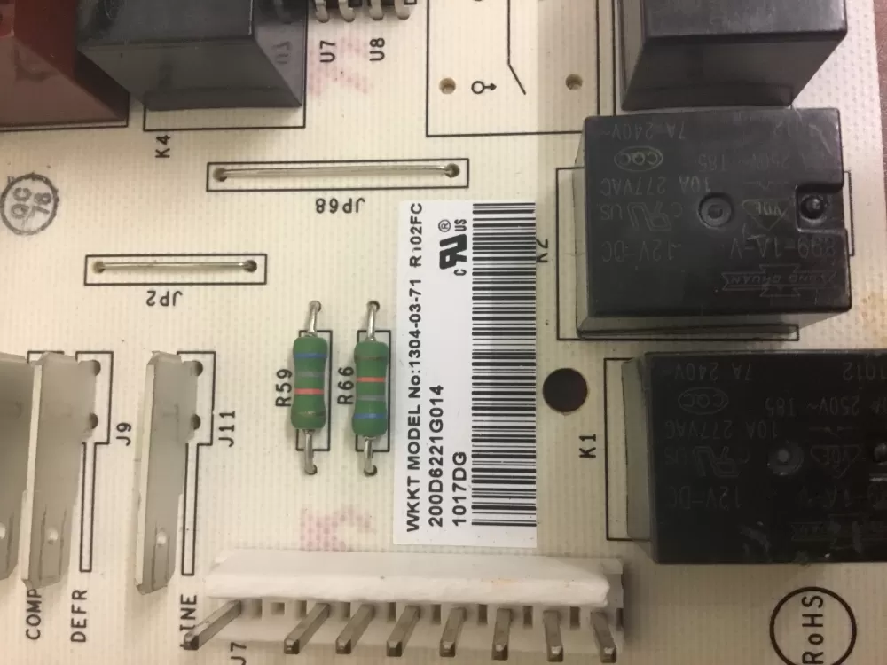 GE Refrigerator Control Board WR55X10942 WR55X10699 AZ32818 | NR161