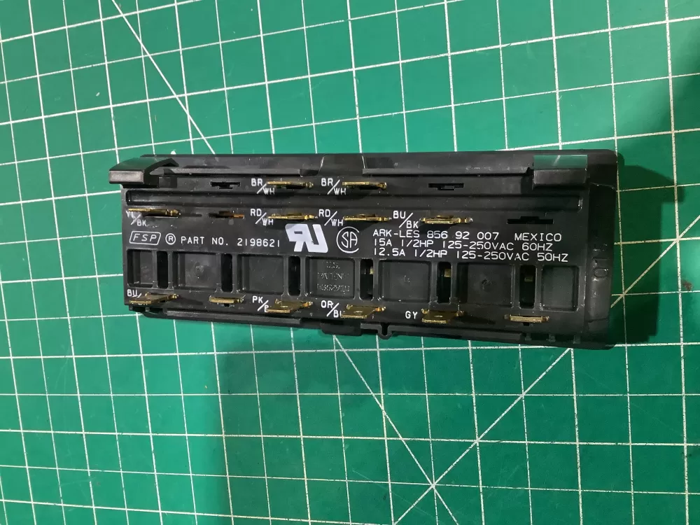 Whirlpool Maytag 2198621 Refrigerator Control Board Dispenser AZ143083 | NR2399